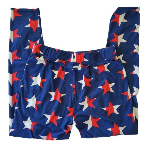 Patriotic Stars and Stripes 4th of July Lounge Pants XL - Picture 2 of 4